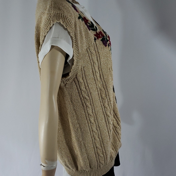 Jantzen Woman embroidered by hand christmas vest - Picture 4 of 7